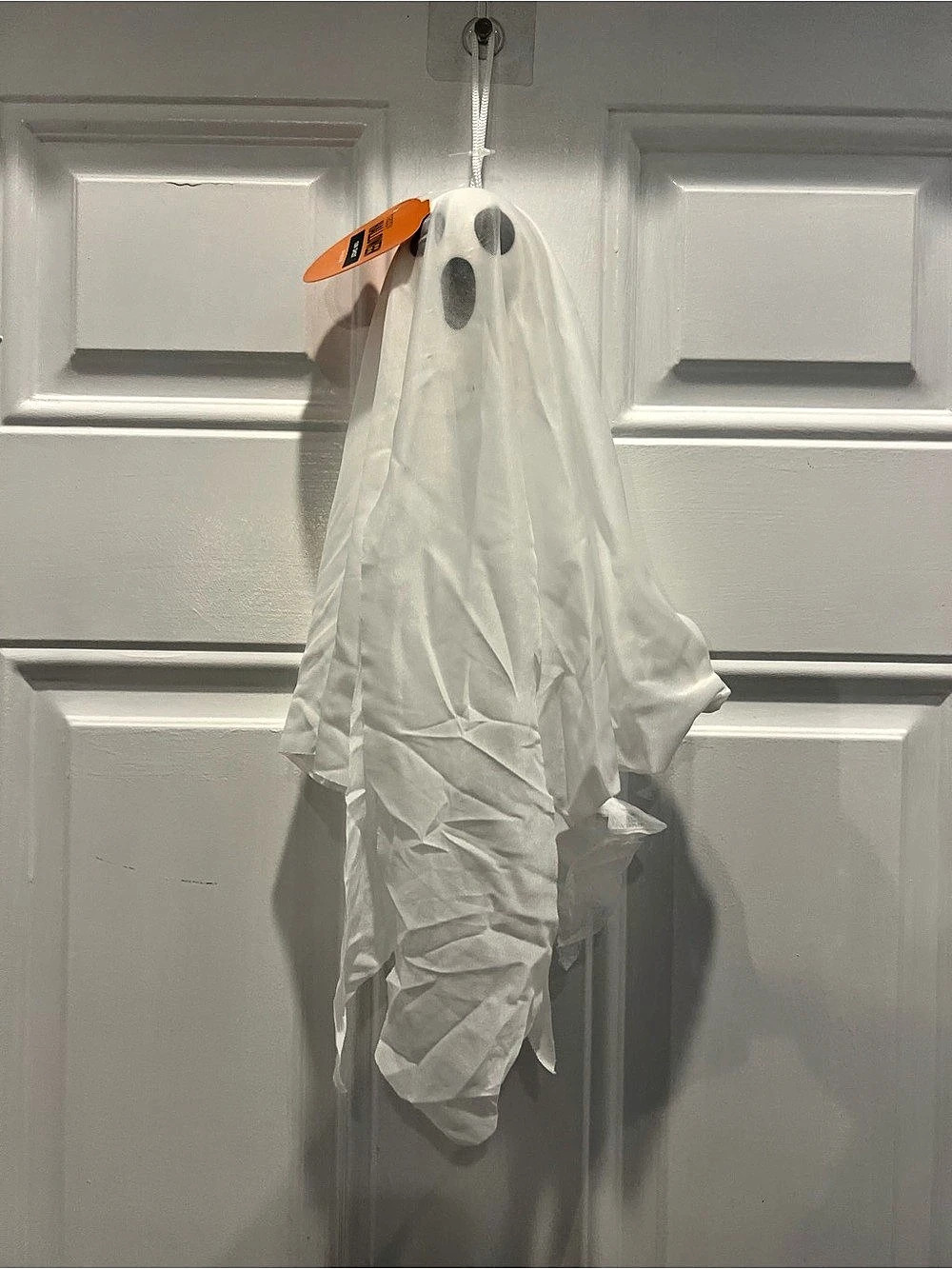 Halloween Haunted House Prop Hanging White Ghost Spooky Tall 18"